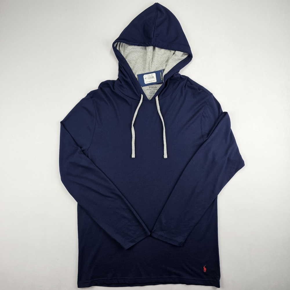 Polo Ralph Lauren Long-Sleeve Supreme Comfort Sleep Hoodie Men’s Medium Navy